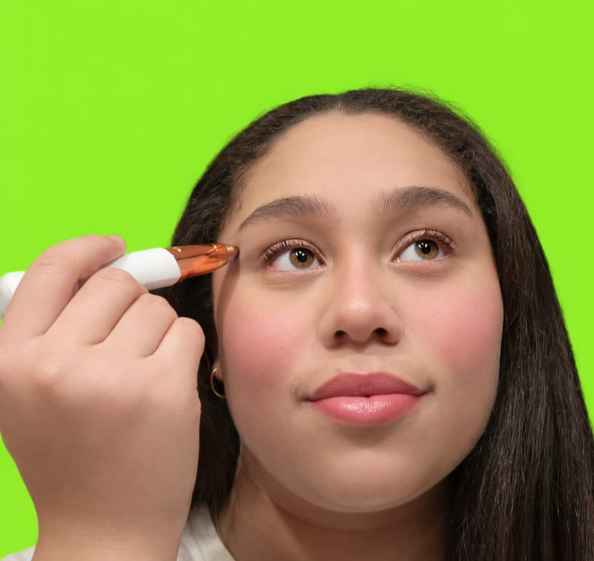 Depiladora facial de precisión indolora  Recargable.